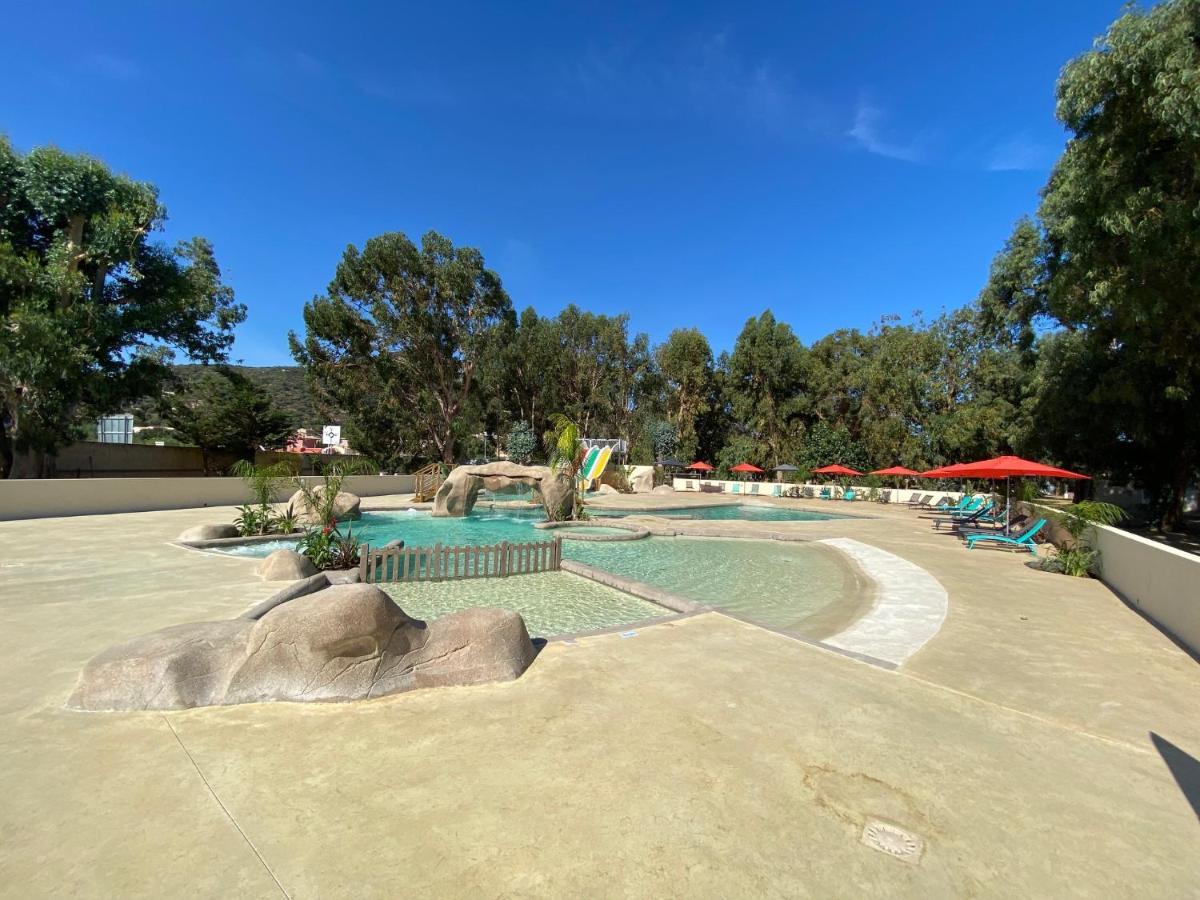 Le Camping De La Plage Aregno Exteriör bild