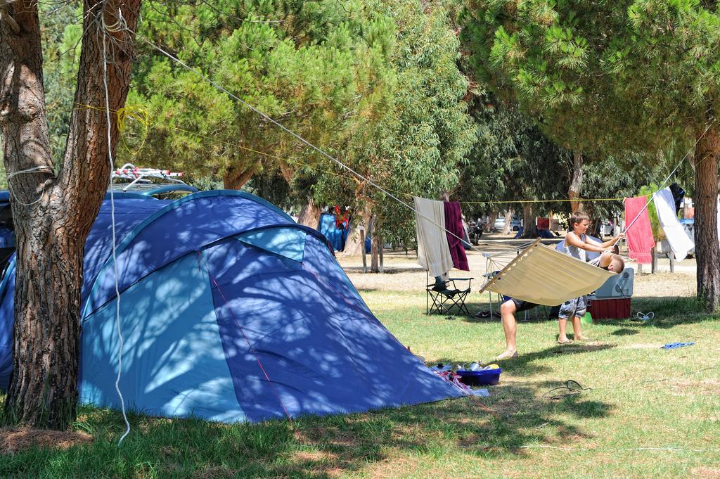 Le Camping De La Plage Aregno Exteriör bild